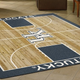 Image for article titled Tiny Basketball Court Rugs Give Any Room the Home Court Advantage